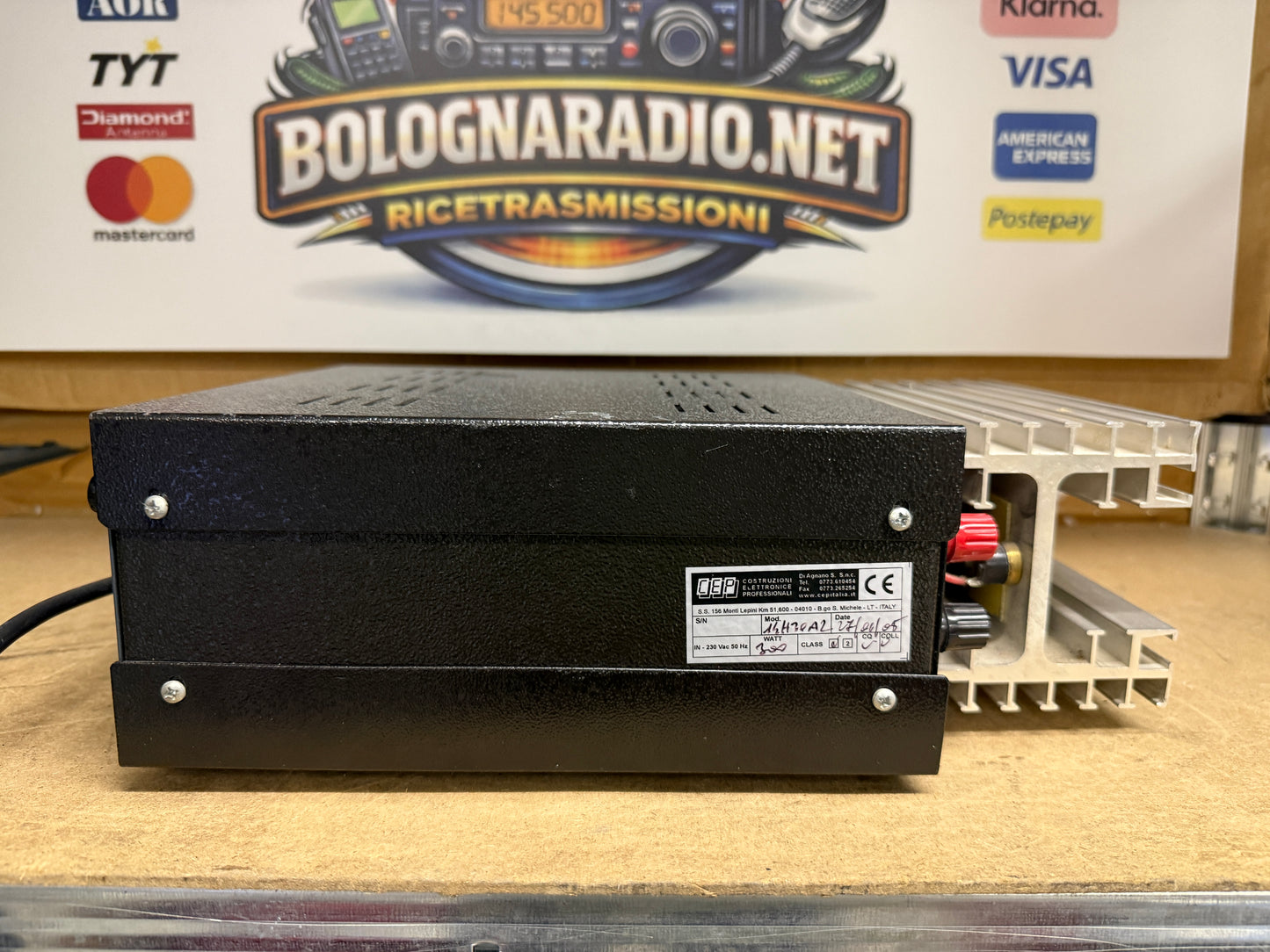 CEP Alimentatore da 5 a 15 Vcc. 25 Amp.
