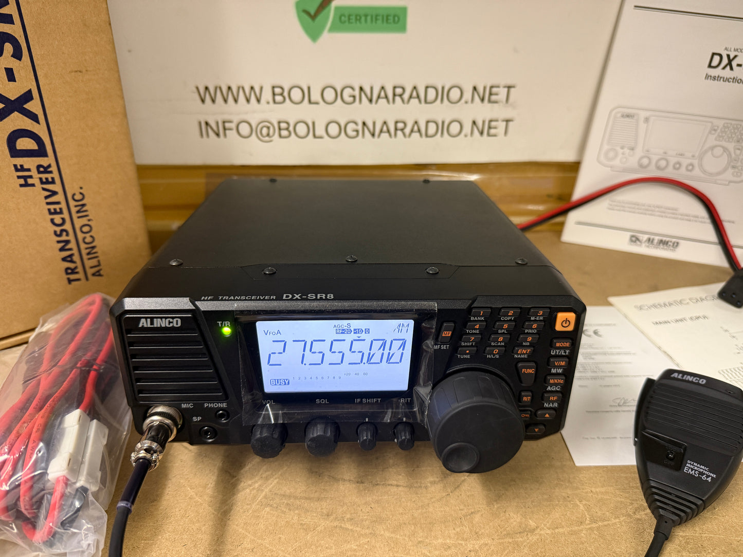 Alinco DX-SR8E 100watt nuovo garanzia