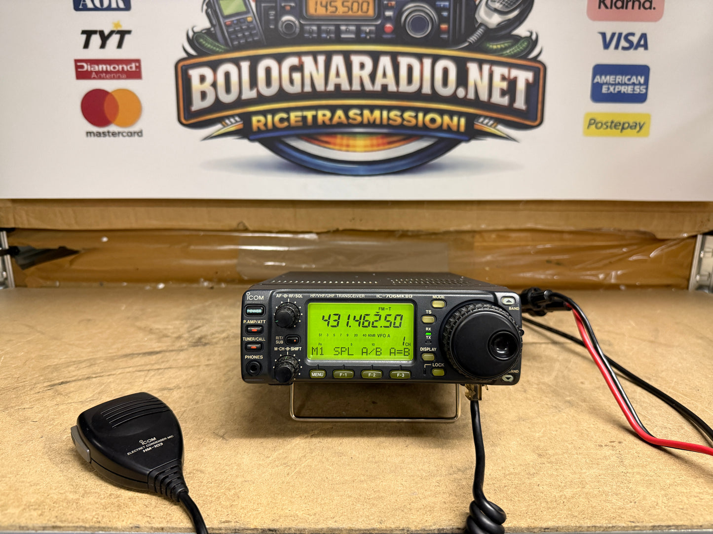 Icom IC 706 MK2G pari al nuovo Garanzia 12 Mesi