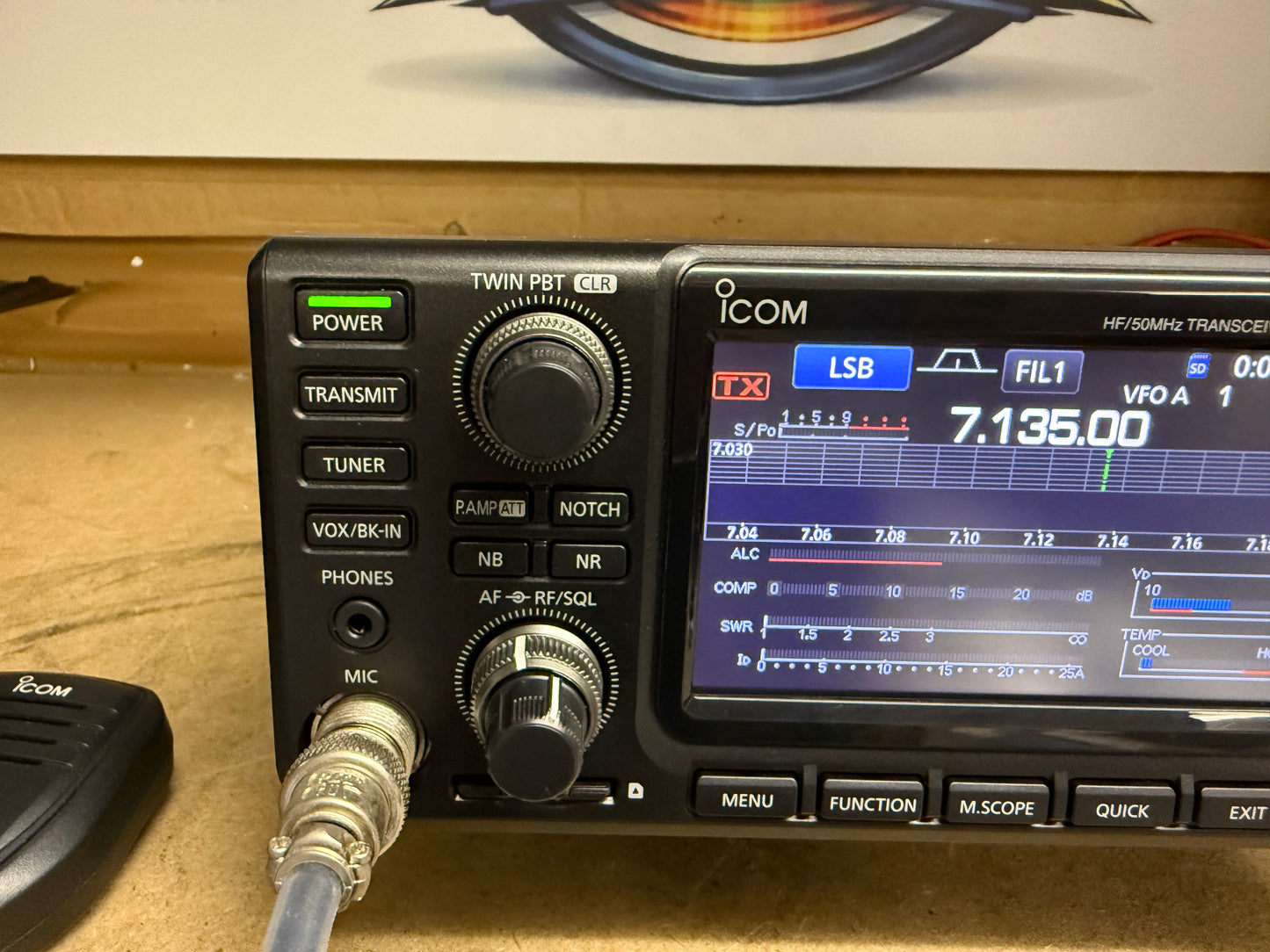 Icom ic 7300 pari al nuovo full set Garanzia 12 Mesi