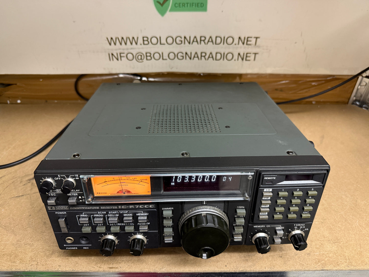 Icom ic r7000 revisionata perfetta Garanzia 12 Mesi