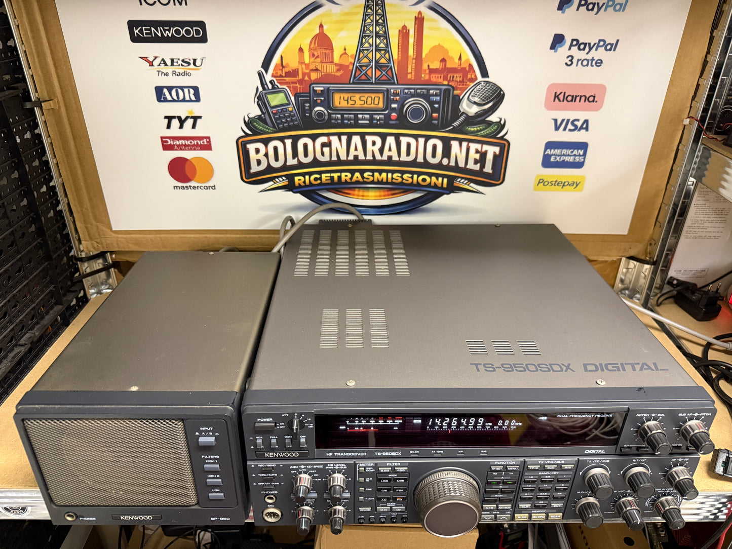 Kenwood TS 950SDX + SP950 + imballo + filtro cw pari al nuovo