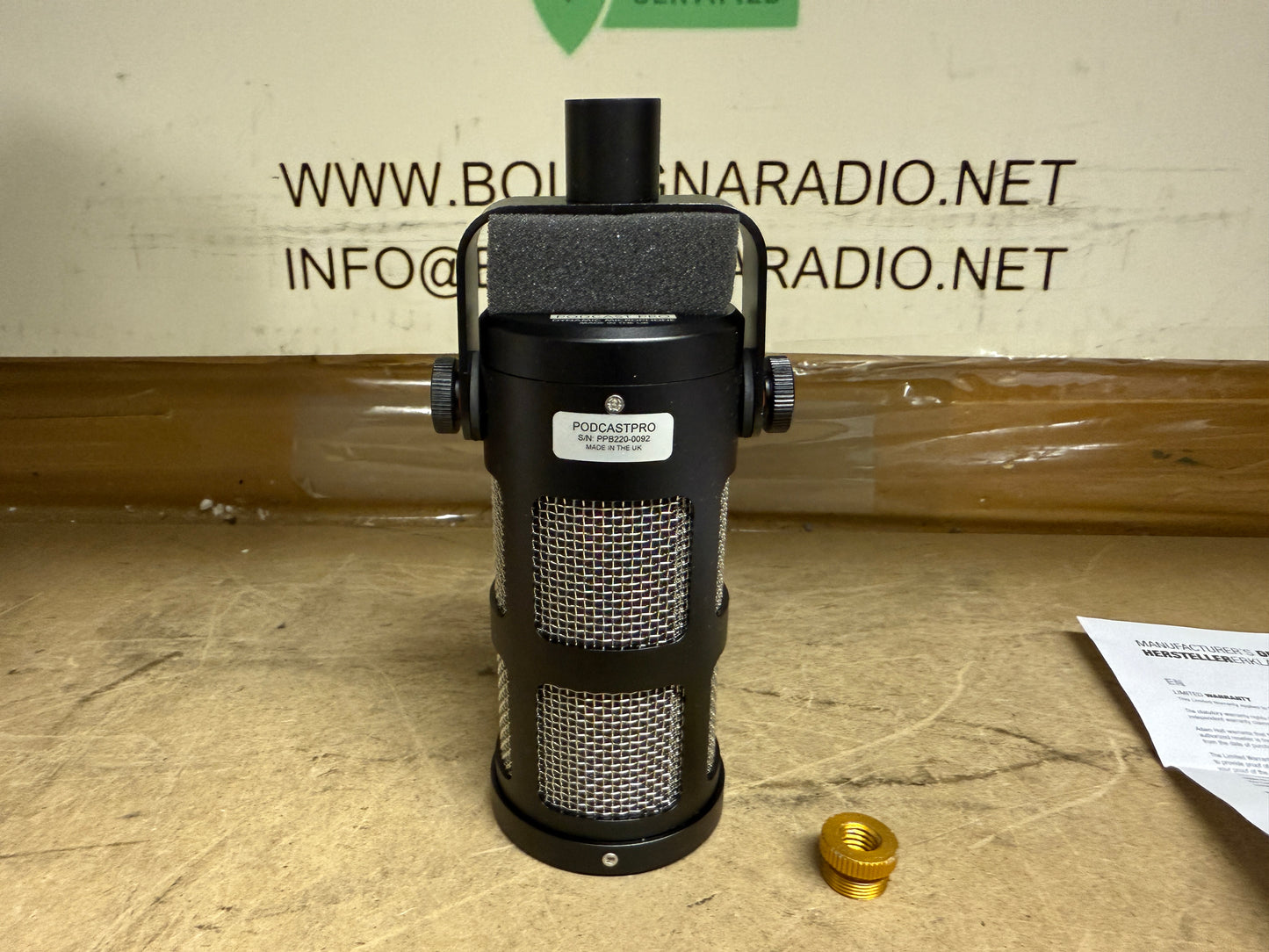 Sontronics Podcast Pro black · Microfono vocale