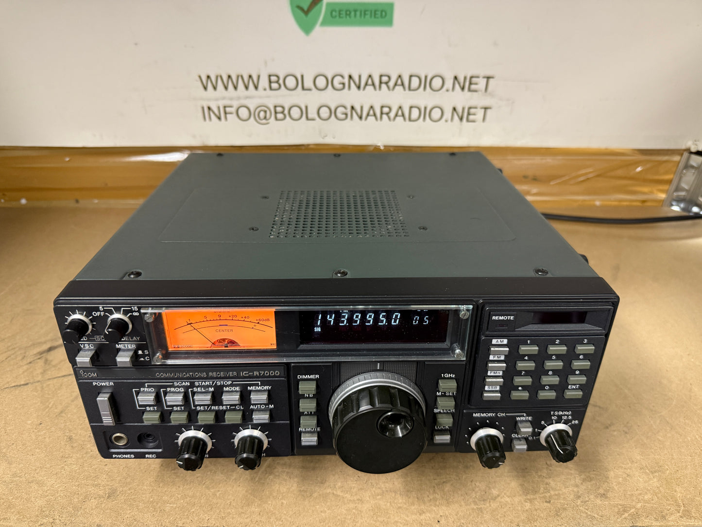 Icom ic r7000 revisionata perfetta Garanzia 12 Mesi