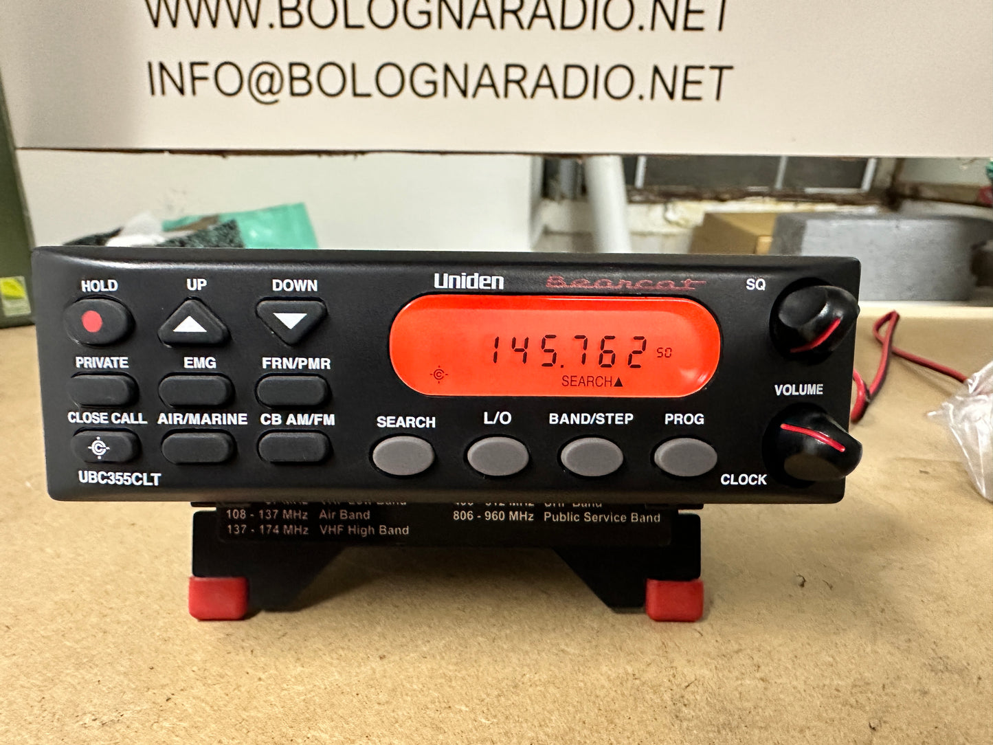 UNIDEN UBC-355CLT RICEVITORE SCANNER