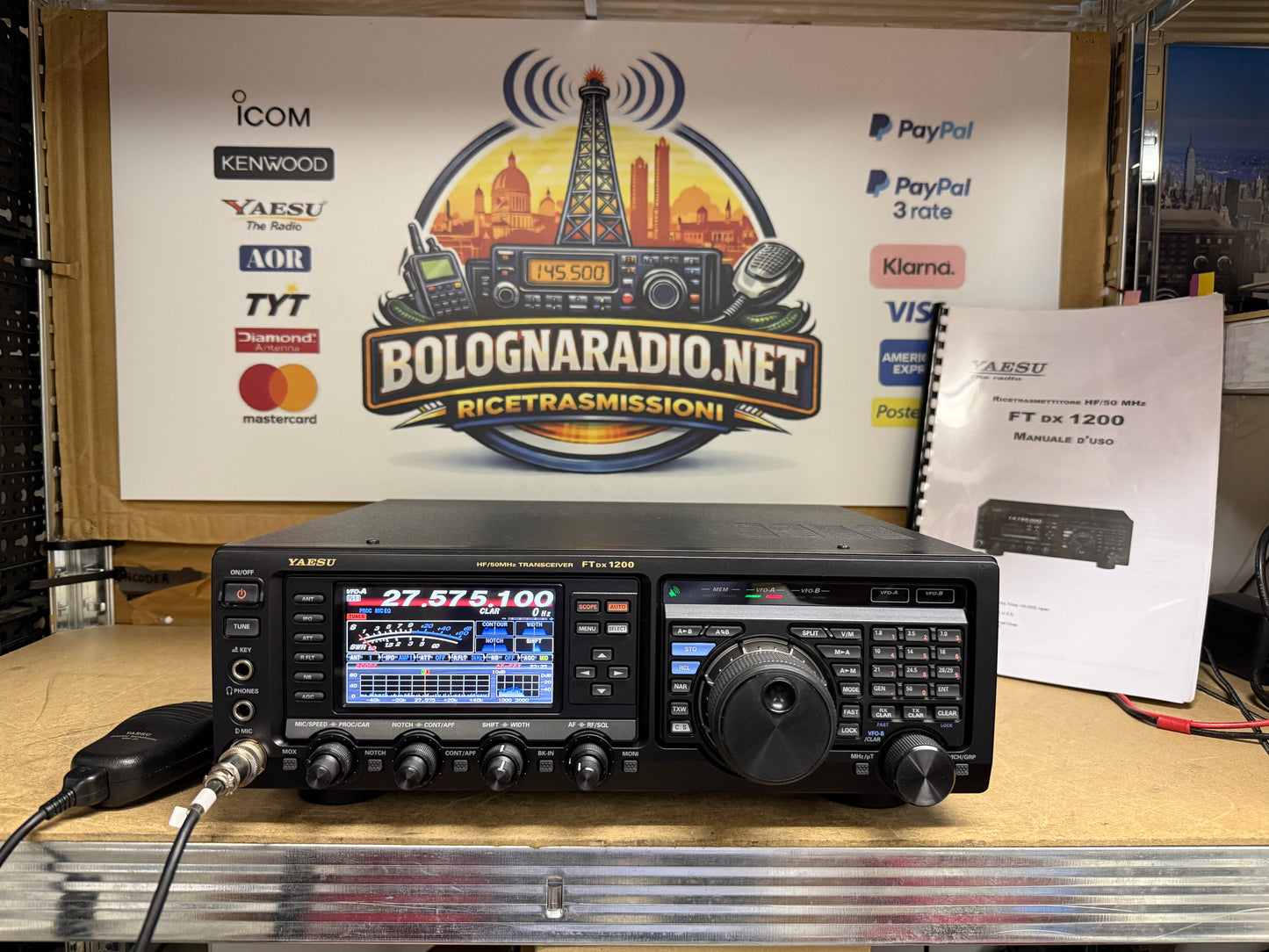 Yaesu FT dx 1200 + FFT1 + imballo Garanzia 12 Mesi