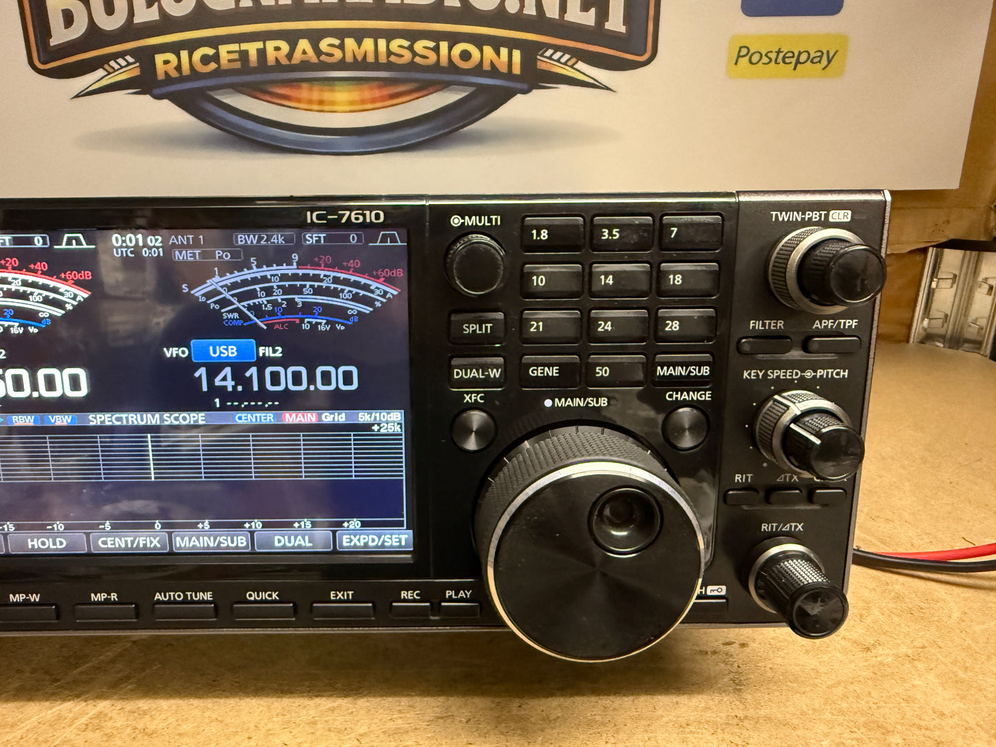 A-1 Icom ic 7610 perfetto full set garanzia 6 mesi