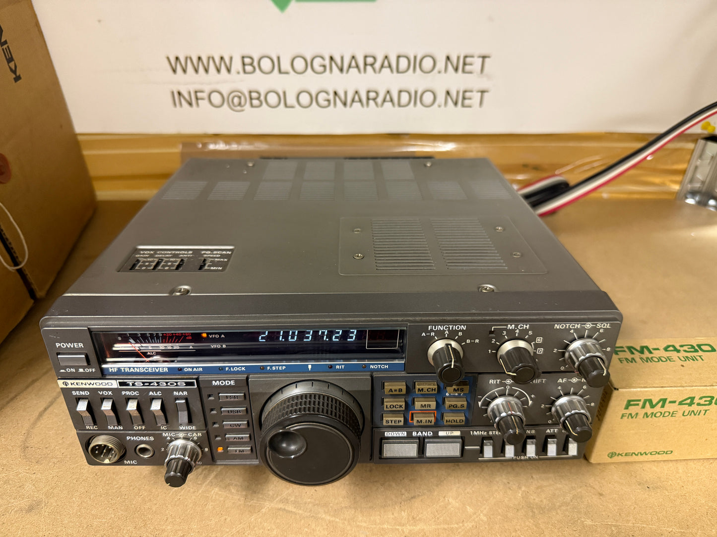 Kenwood TS 430s + scheda FM perfetto imballo originale garanzia 12 mesi