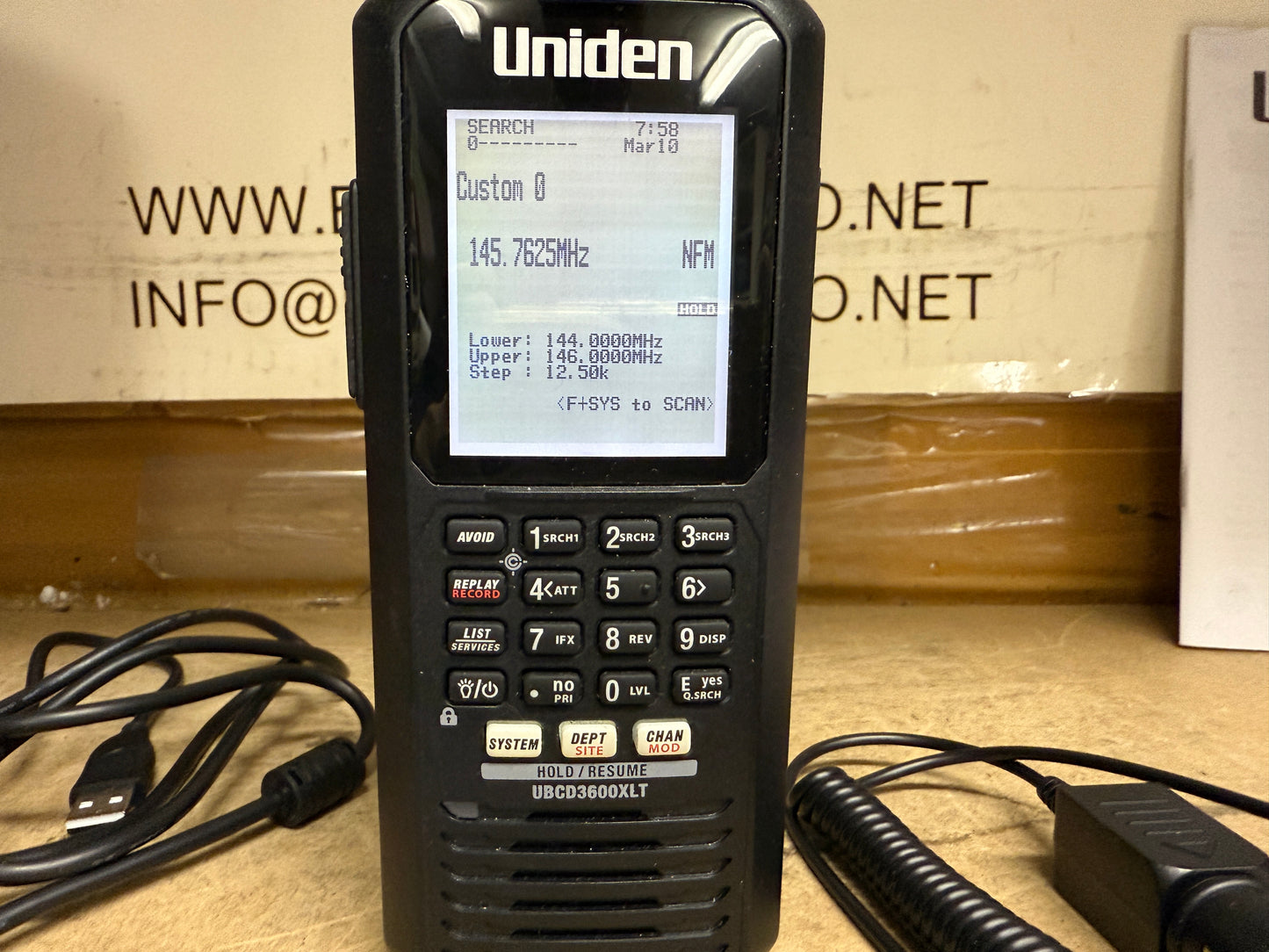 Uniden UBCD 3600XLT software butel perfetto Garanzia 12 Mesi