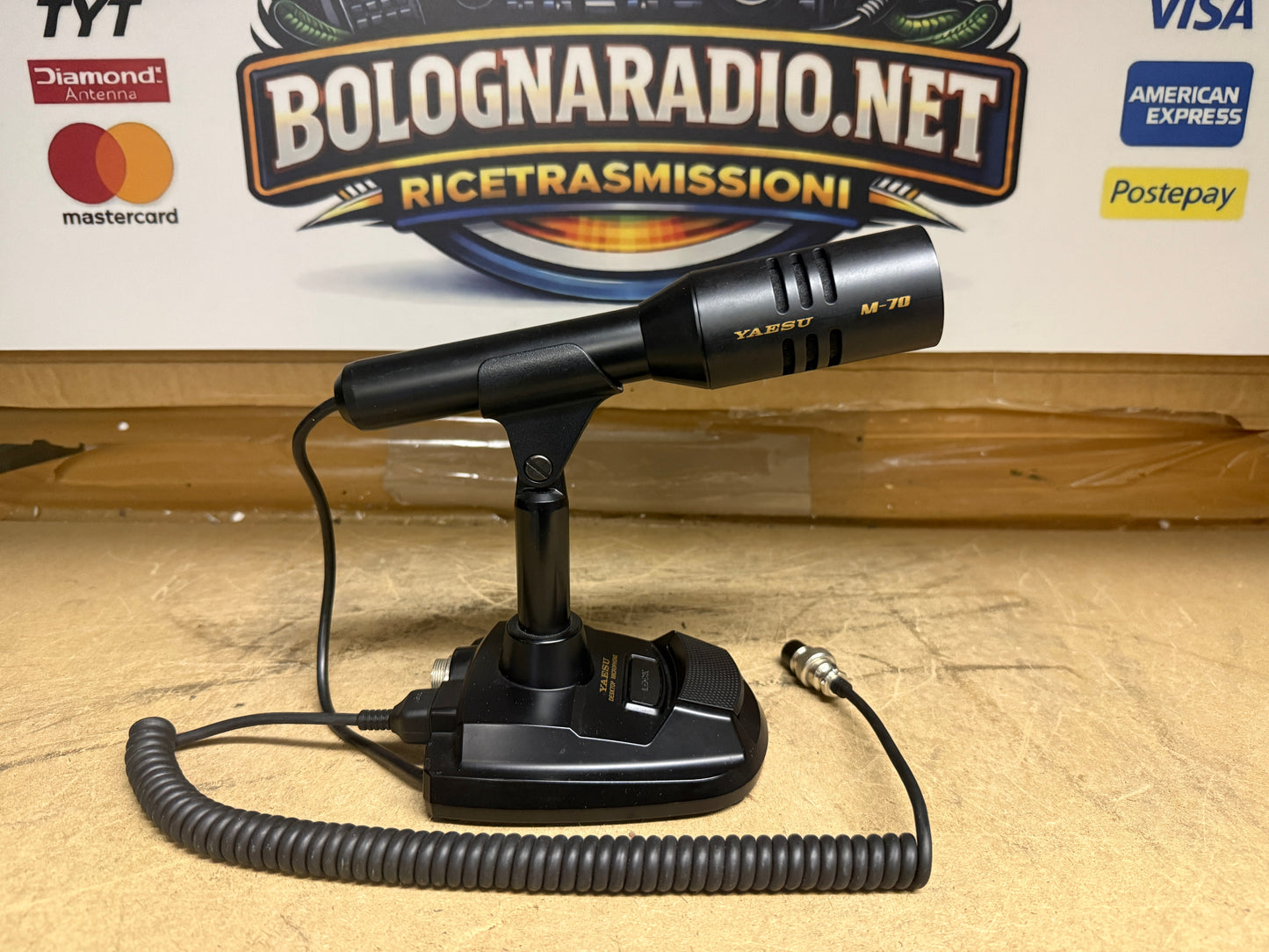 Yaesu M70 mike di linea perfetto
