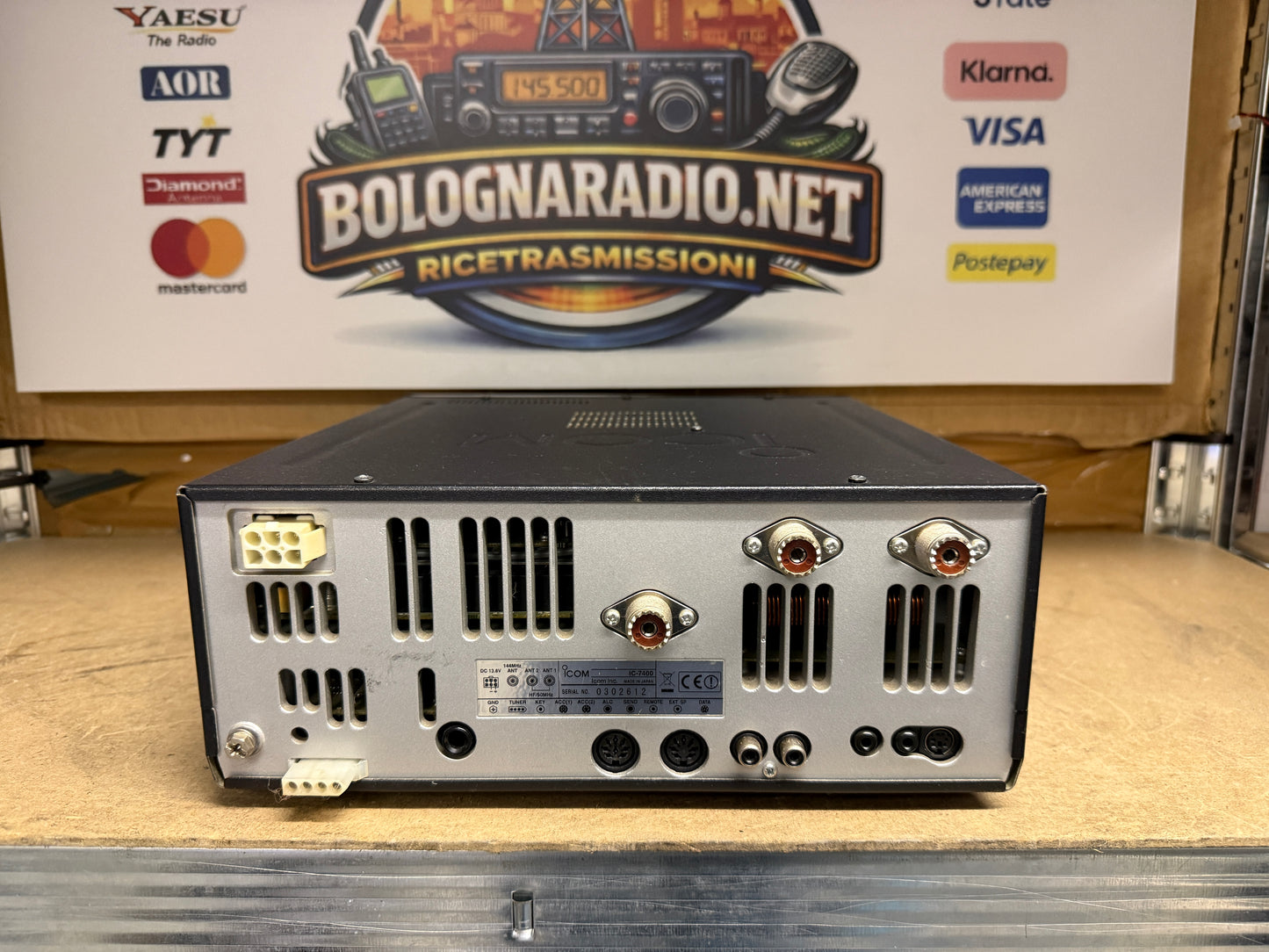 Icom IC 7400 perfetto + CR-338  Garanzia 12 Mesi