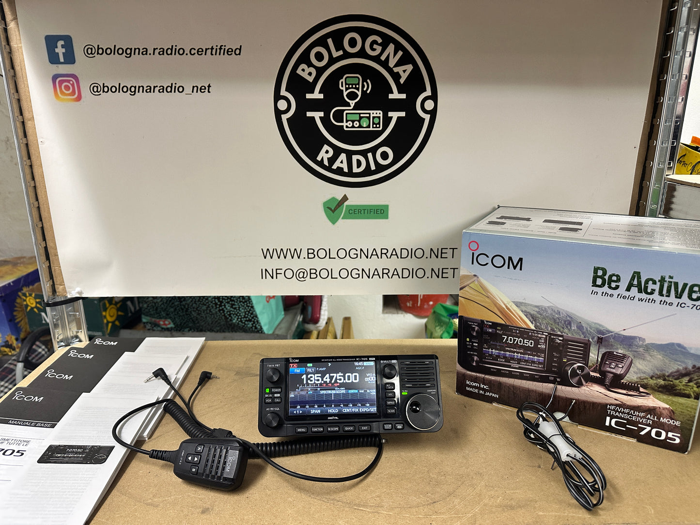 Icom ic 705 pari al nuovo