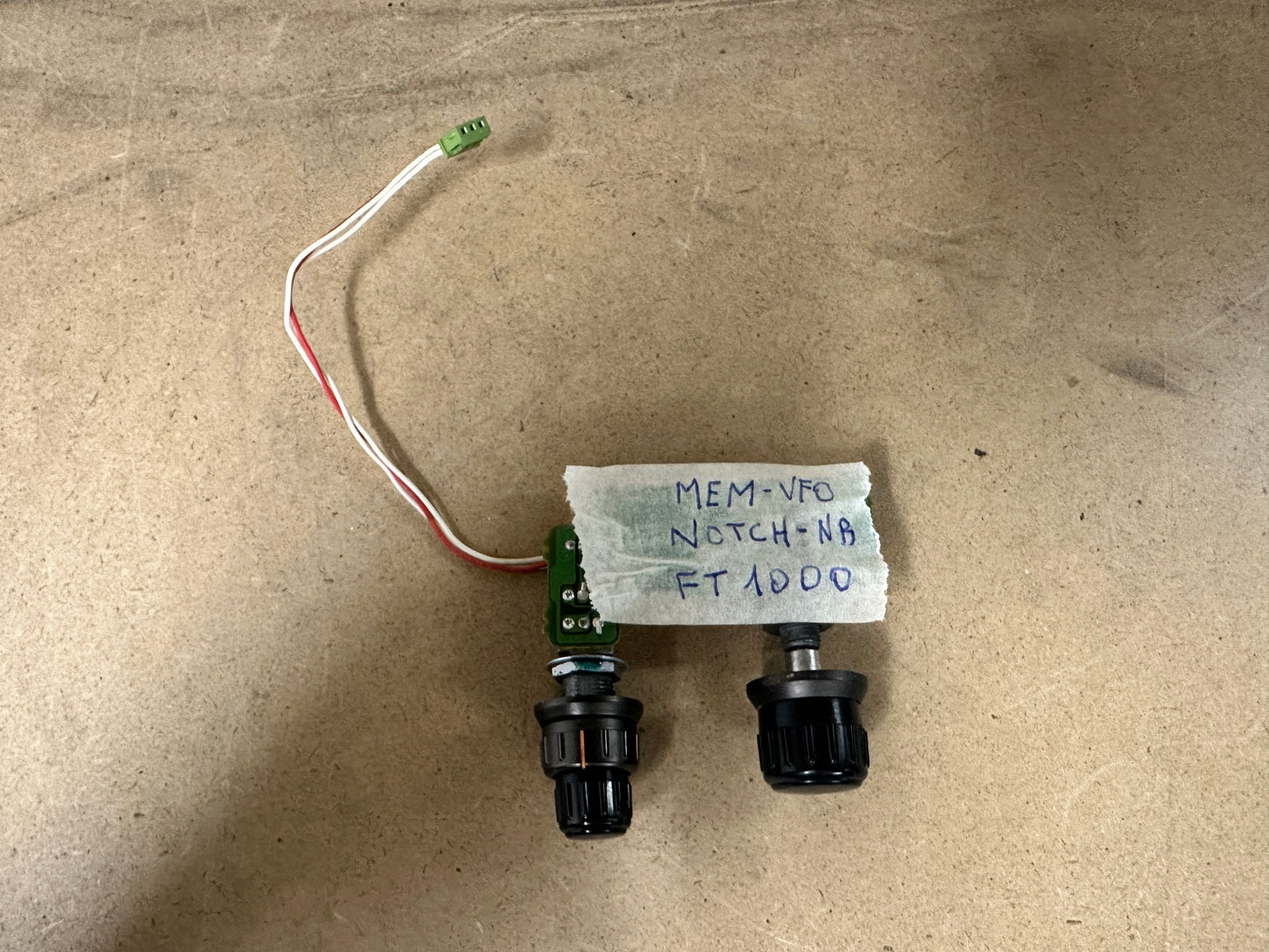 Yaesu ft 1000 encoder mem-vfo notch-nb