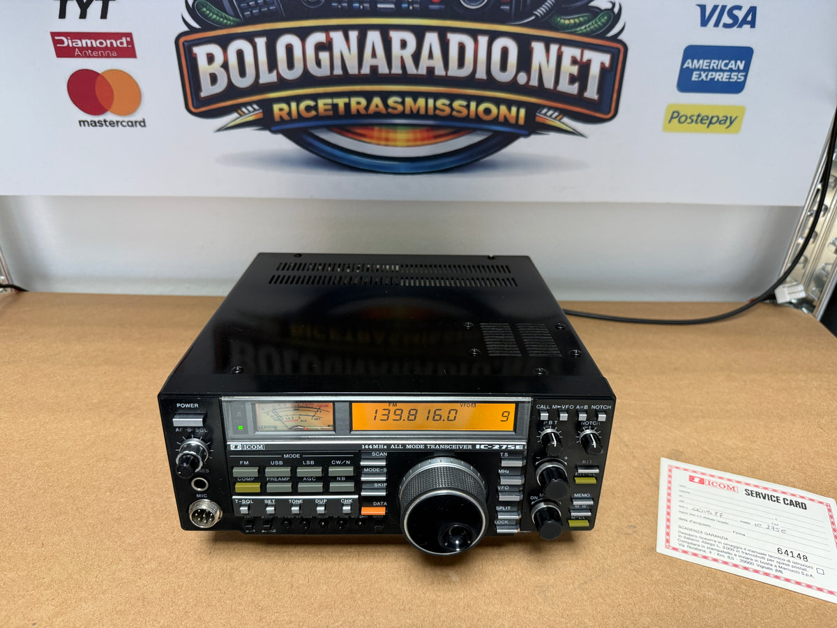 Icom IC 275e perfetta Garanzia 12 Mesi