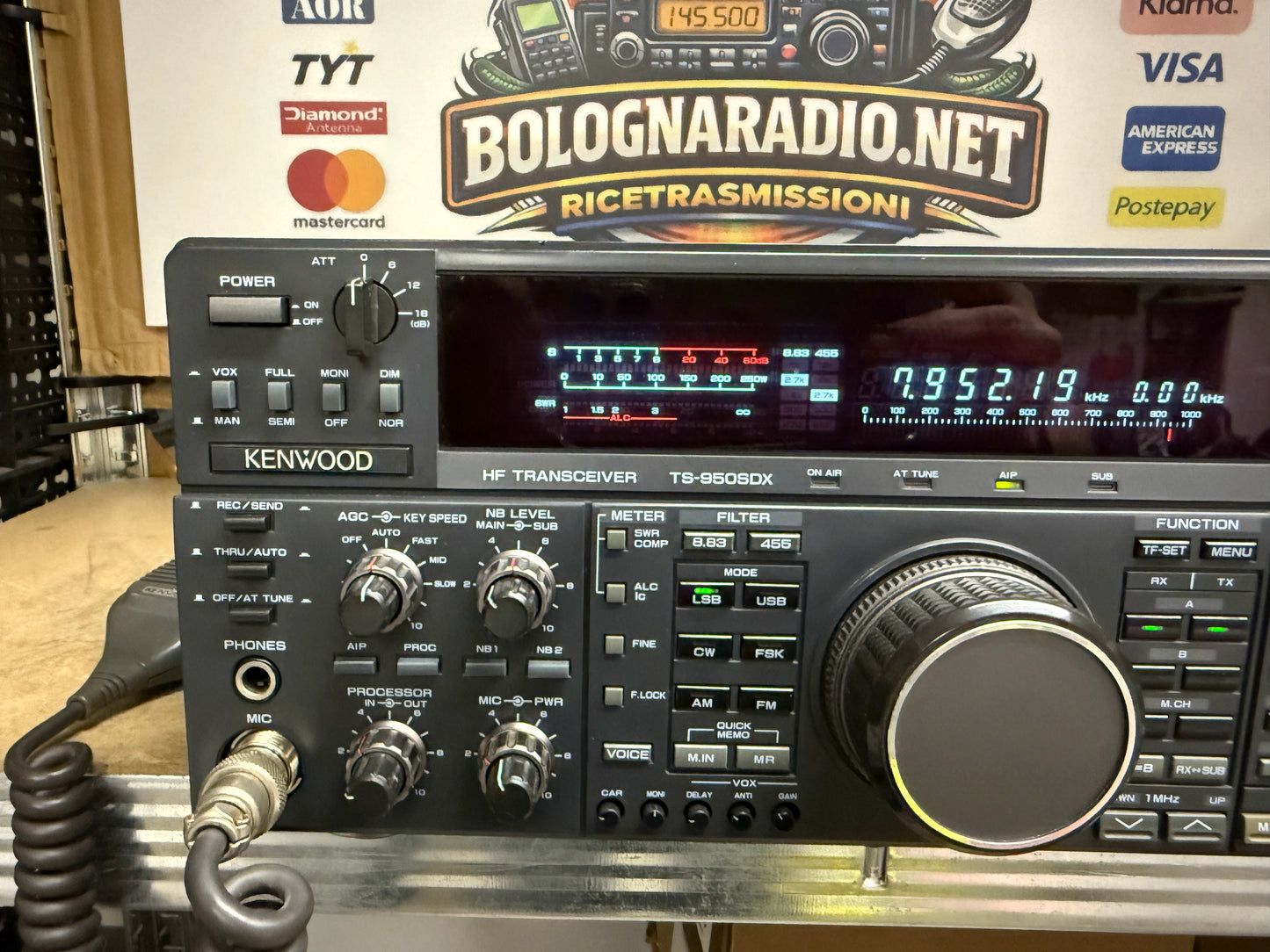 Kenwood TS 950SDX + DRU2 doppio imballo pari al nuovo garanzia 12 Mesi