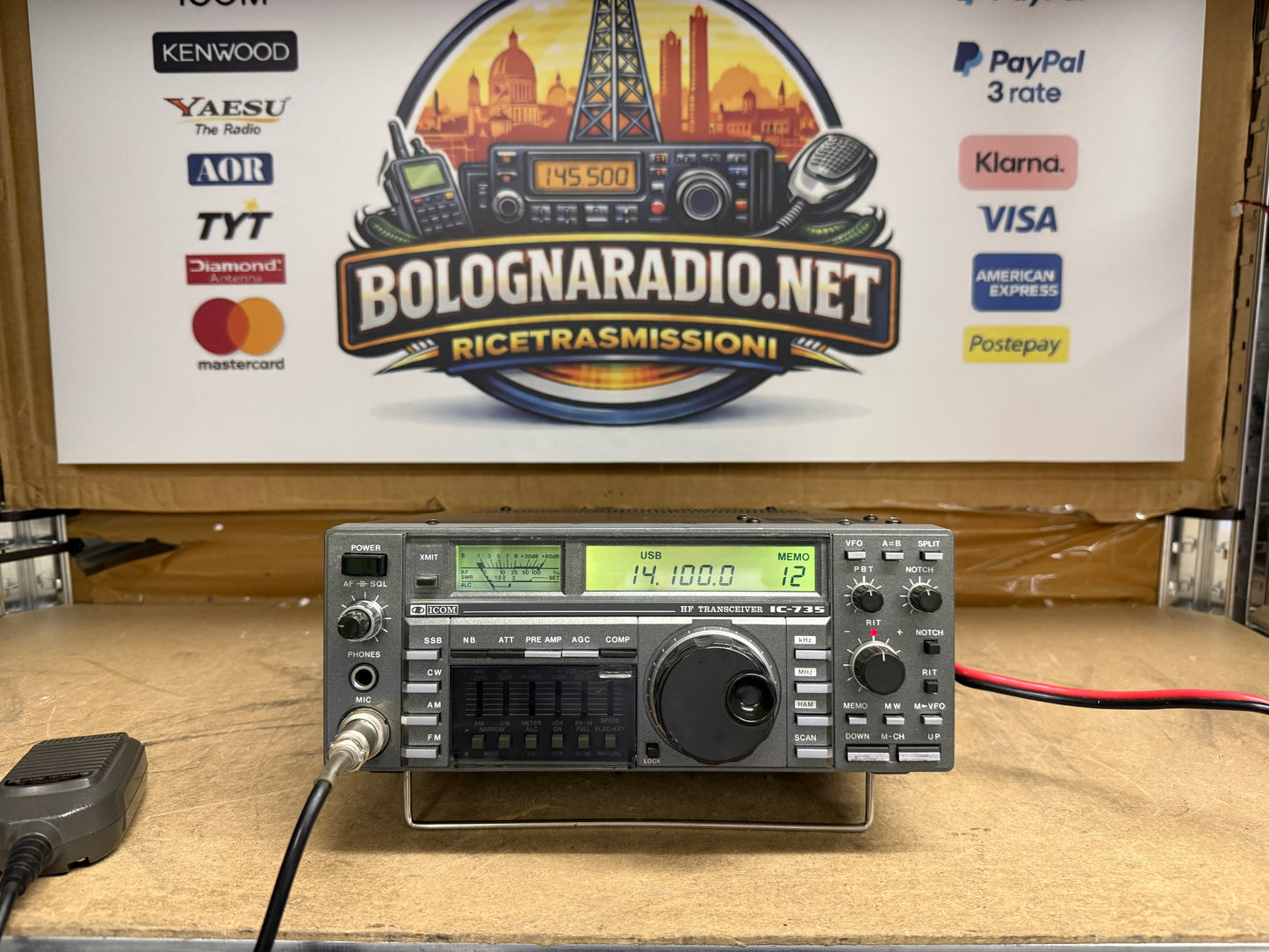Icom ic 735 Garanzia revisionato Garanzia 12 Mesi