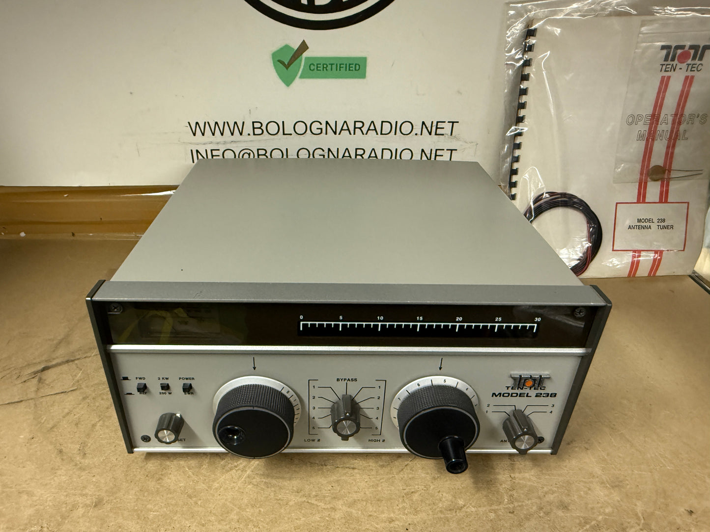 TEN-TEC 238 pari al nuovo full set