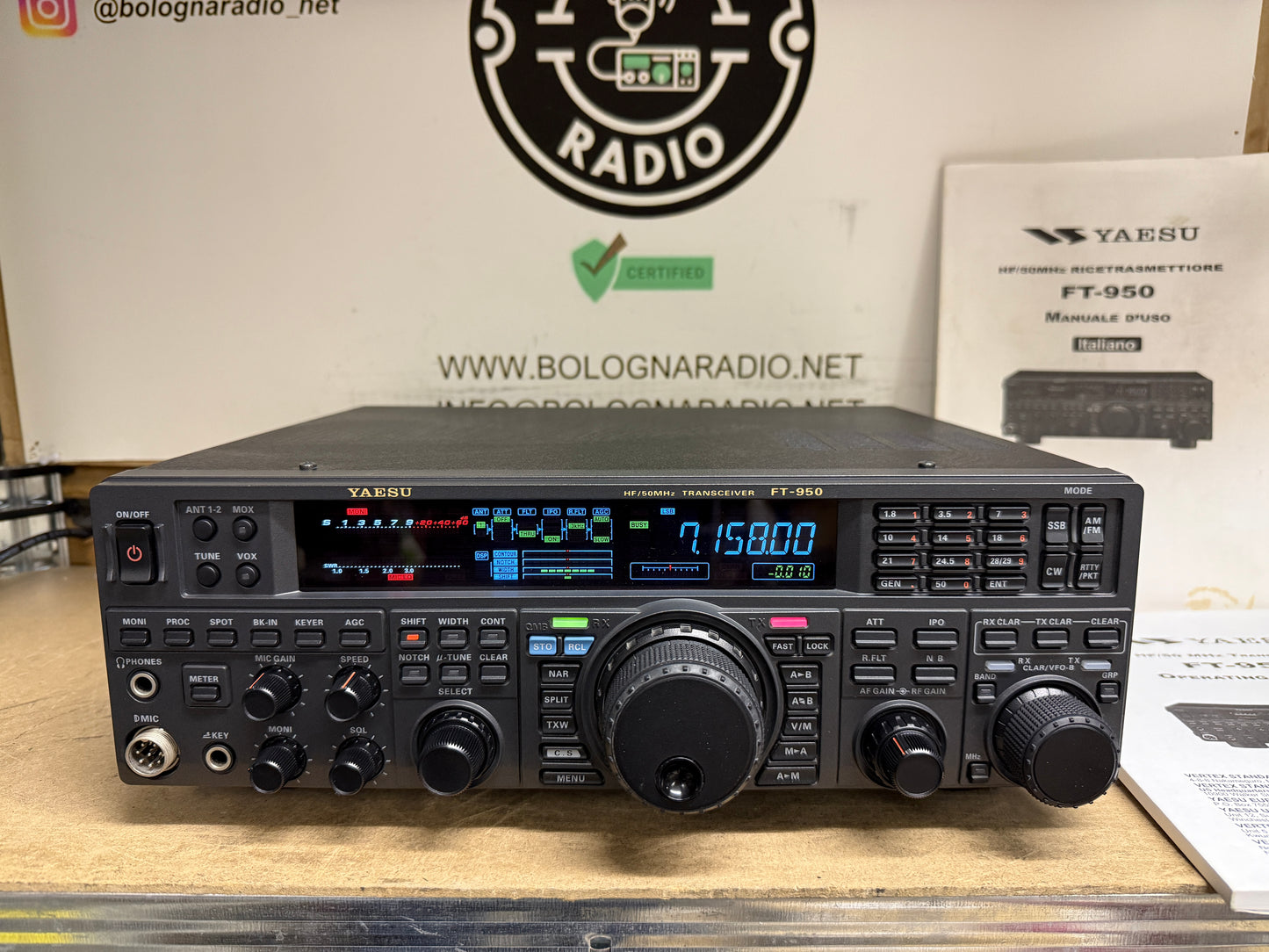 A-1 Yaesu FT 950 pari al nuovo 100 watt garanzia 12 mesi full set
