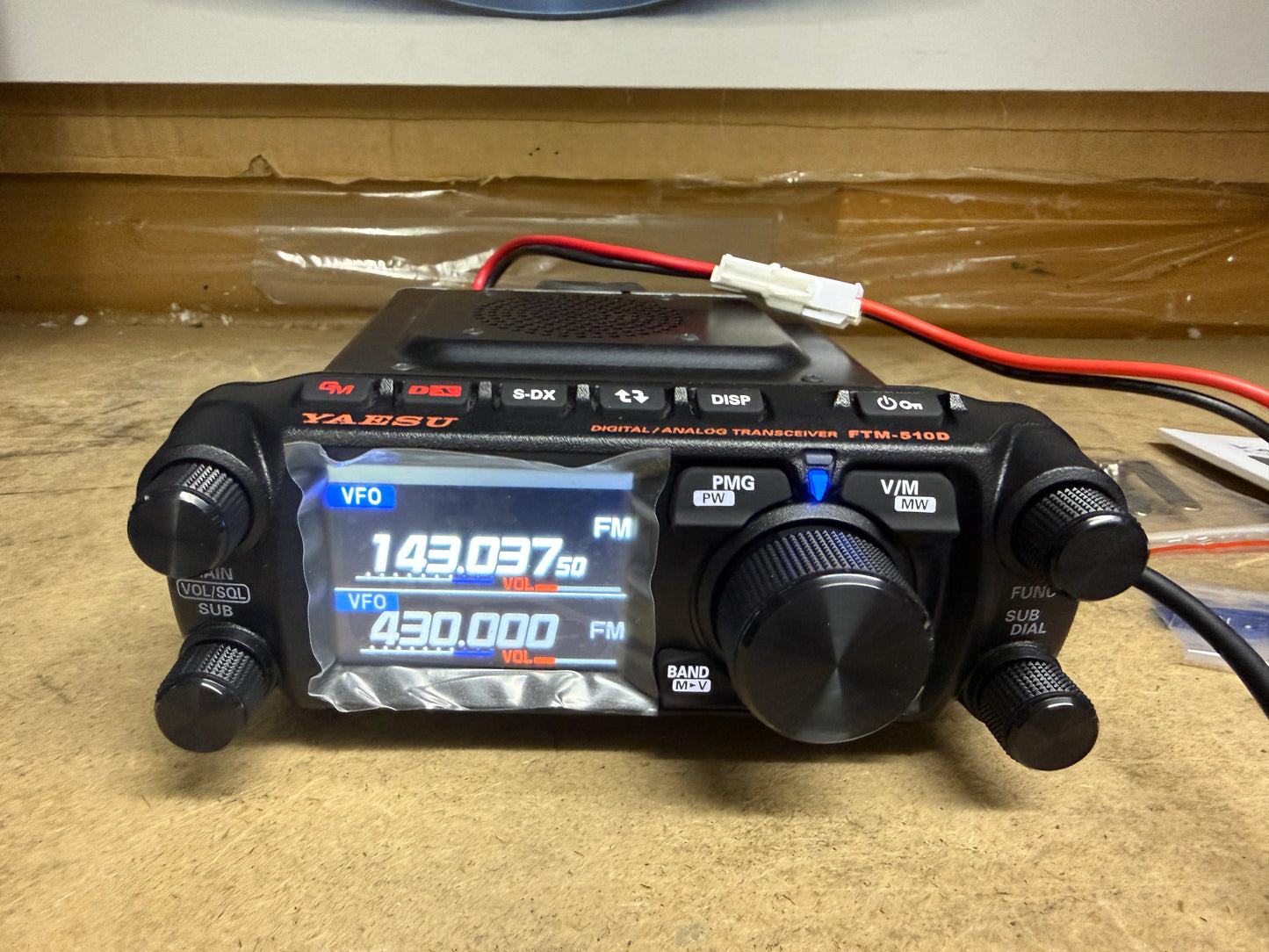Yaesu FTM 510 D asp pari al nuovo Garanzia ufficiale fino al 07/2030