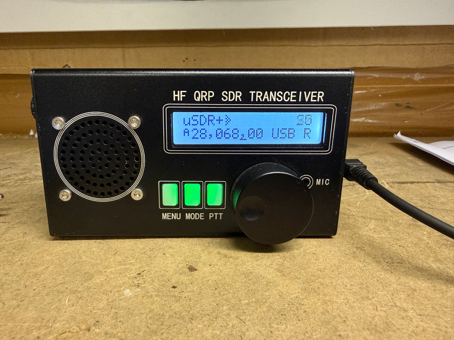 Ricetrasmettitore SDR a onde corte, 8 bande SSB CW QRP, 20W