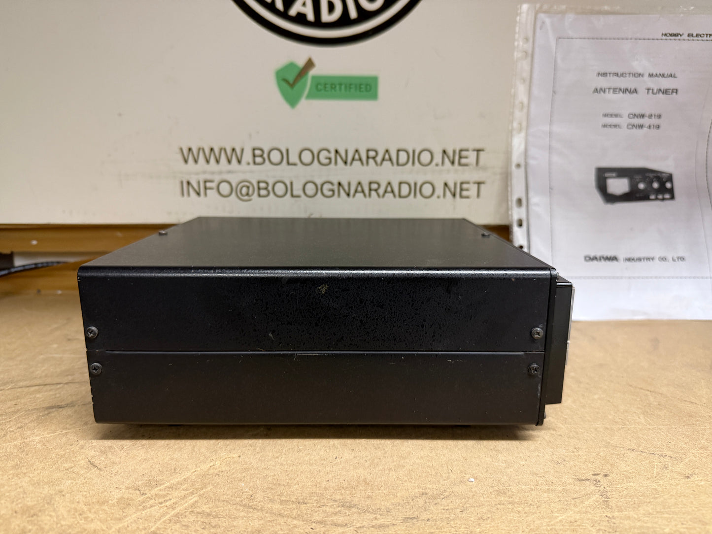 A-1 DAIWA CNW-419 - ACCORDATORE MANUALE DI ANTENNA PER HF 1.8 - 30 Mhz 500W