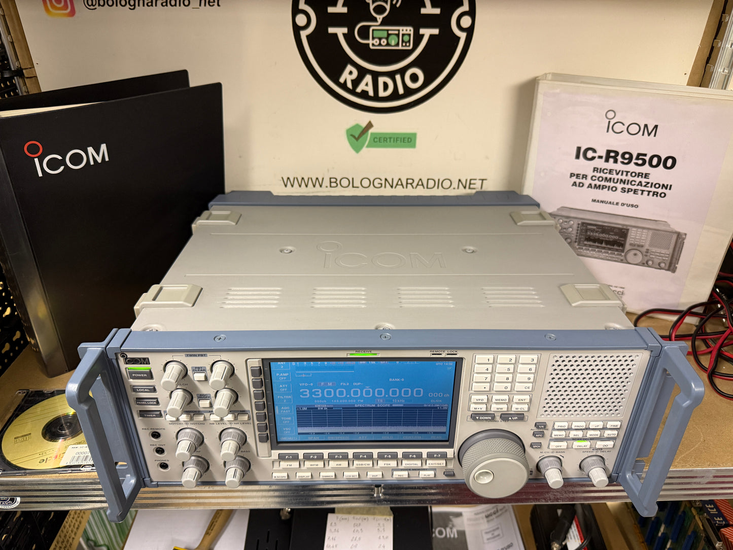 A1 Icom ic r 9500 pari al nuovo full set Garanzia 12 mesi