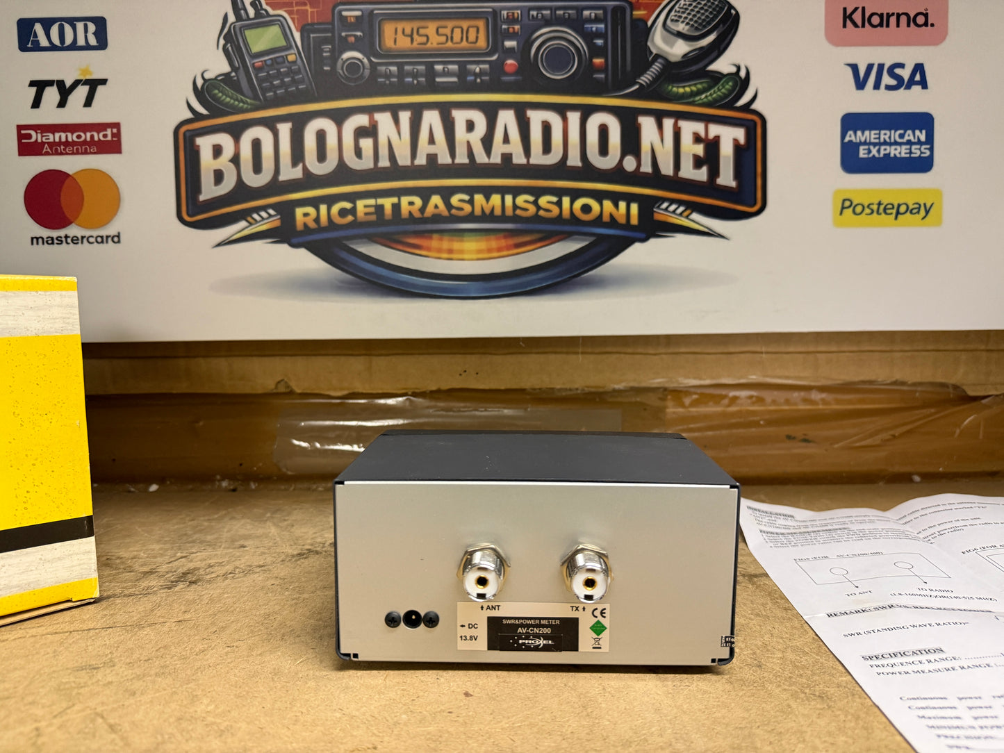 Proxel CN-200 ROSMETRO WATTMETRO HF/VHF 3Kw.