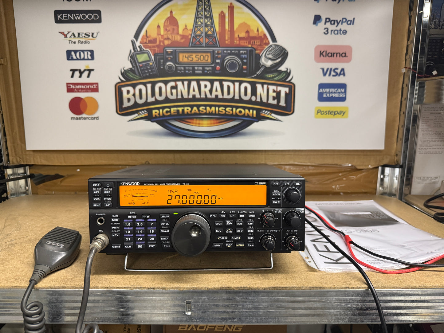 Kenwood TS 590 s pari al nuovo Garanzia 12 Mesi