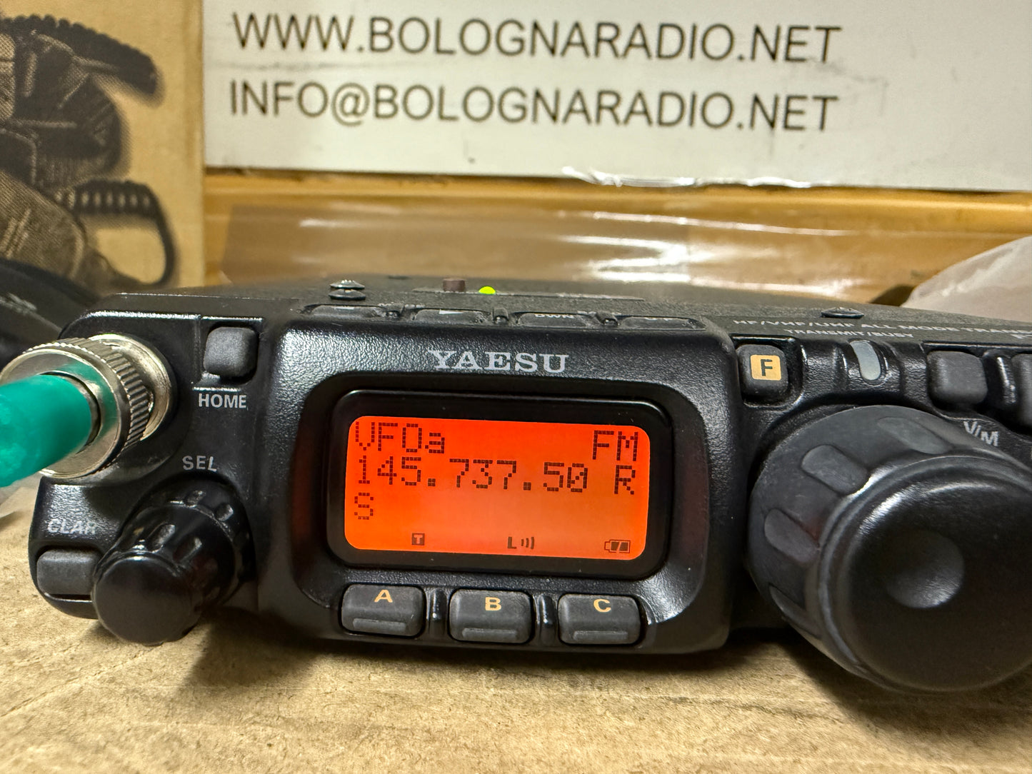 Yaesu ft 817 ND + DSP + bluetooth + 2 betterie full set