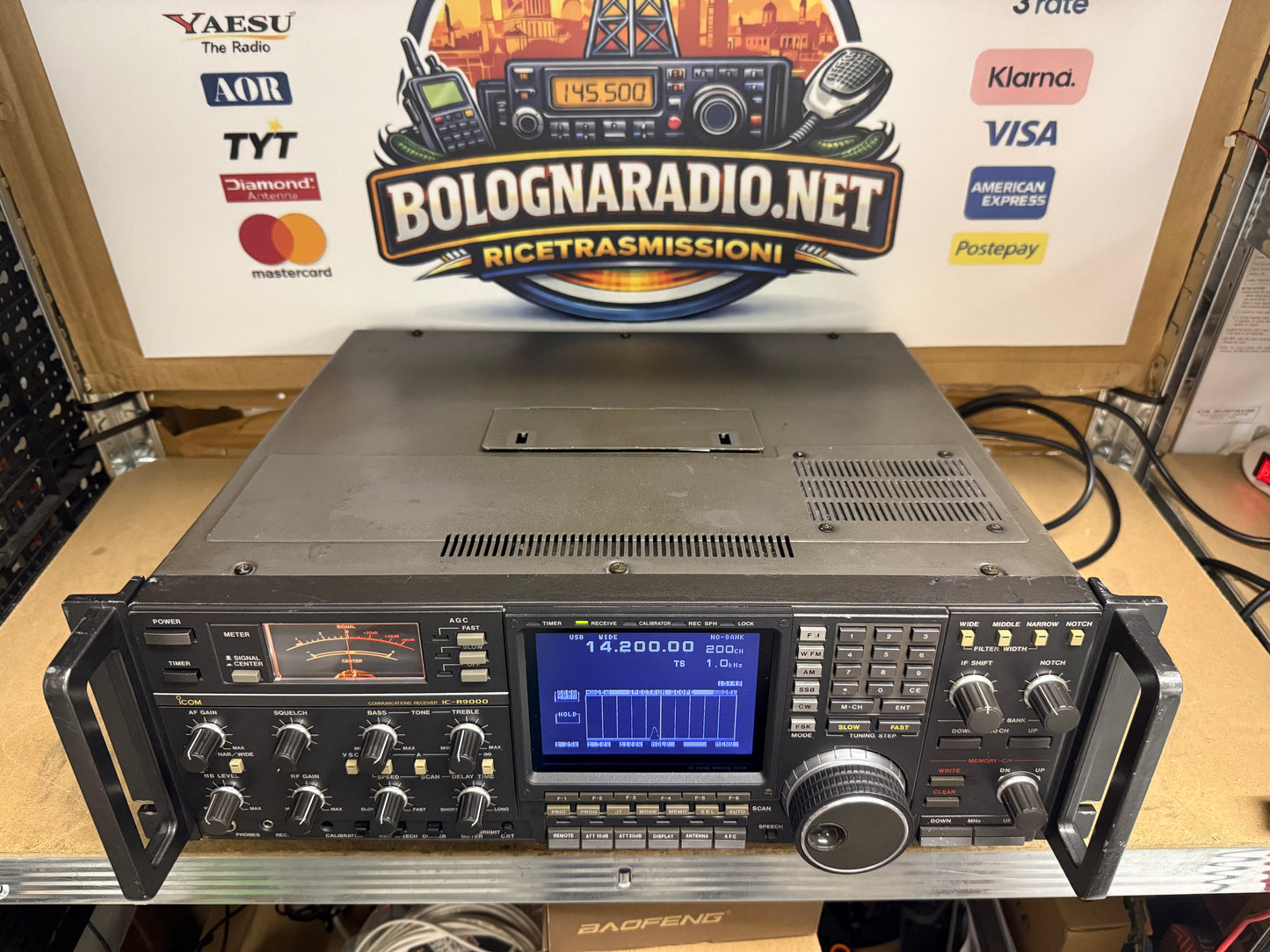 Icom IC-R 9000 LCD perfetto Garanzia 12 Mesi