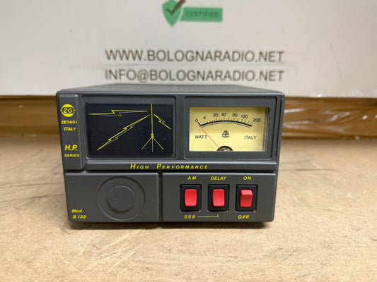 ZETAGI - B132 - AMPLIFICATORE 3-30 200watt MHz 220V