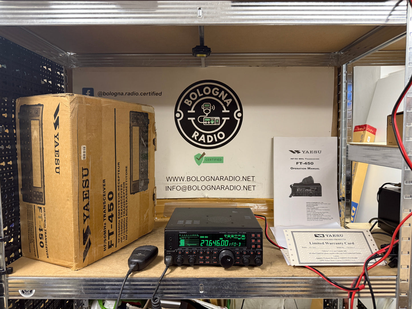 Yaesu ft 450 Garanzia 12 mesi