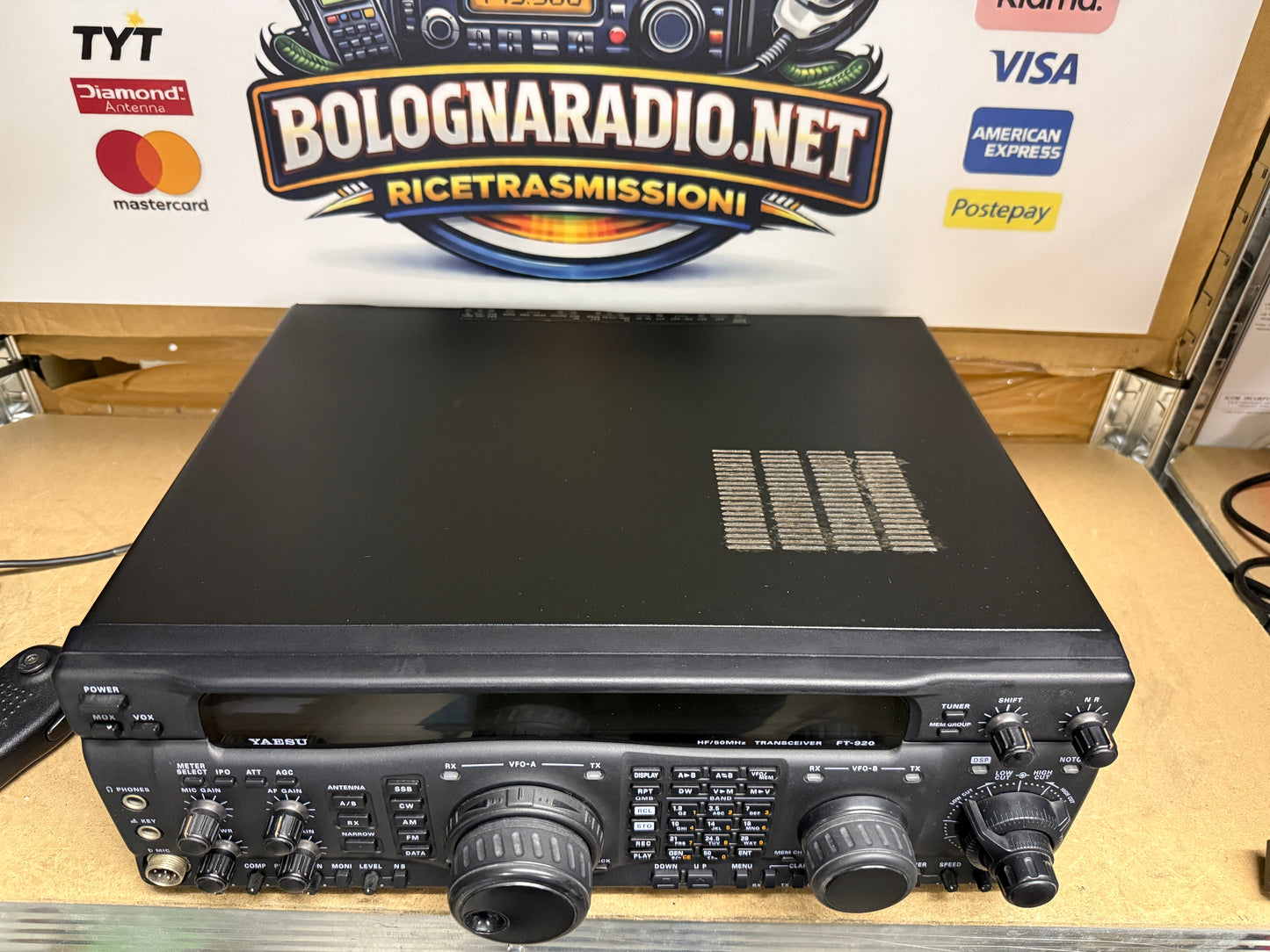A-1 Yaesu FT 920 + FM + TCXO7 + filtro AM perfetta Garanzia 12 Mesi