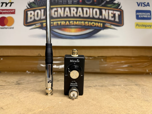 MGE MIRACLE ANTENNA 30W QRP 3,5-30 / 50-54 / 76-108 / 136-174 / 400-470 mhz