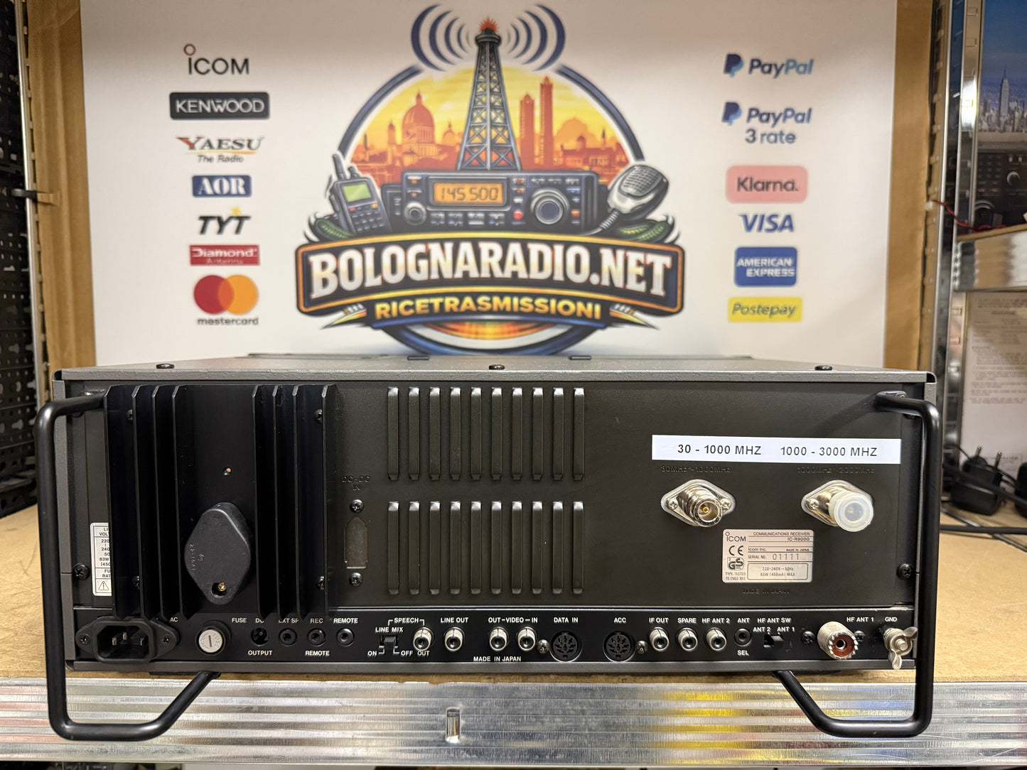 A-1 ICOM IC-R 9000 pari al nuovo Garanzia 6 mesi