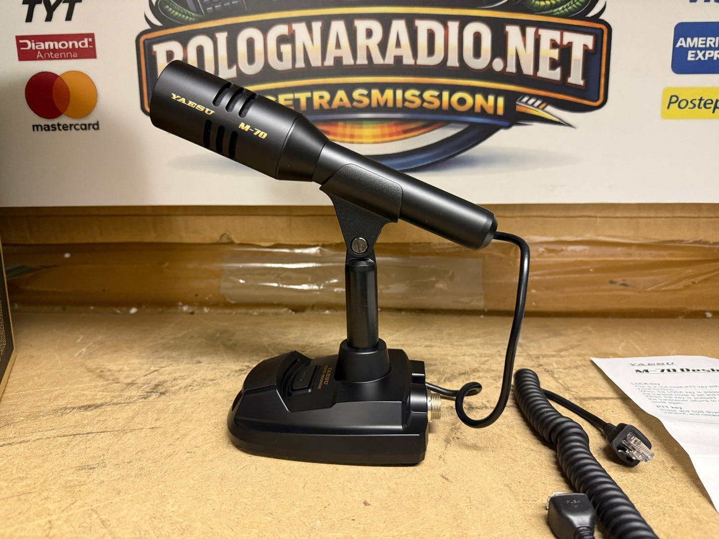 Yaesu M70 mike di linea perfetto