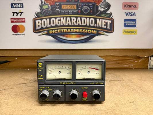 Zetagi HP-1000 Rosmetro Wattmetro E Accordatore 26-28 Mhz