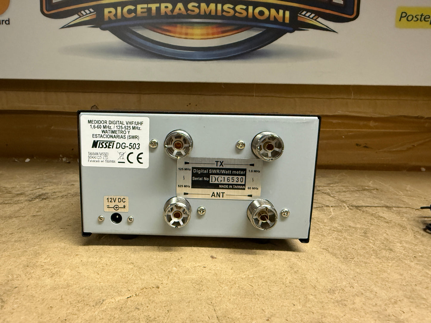 Nissei DG-503 MAX - Digital HF/VHF/UHF SWR/Wattmeter