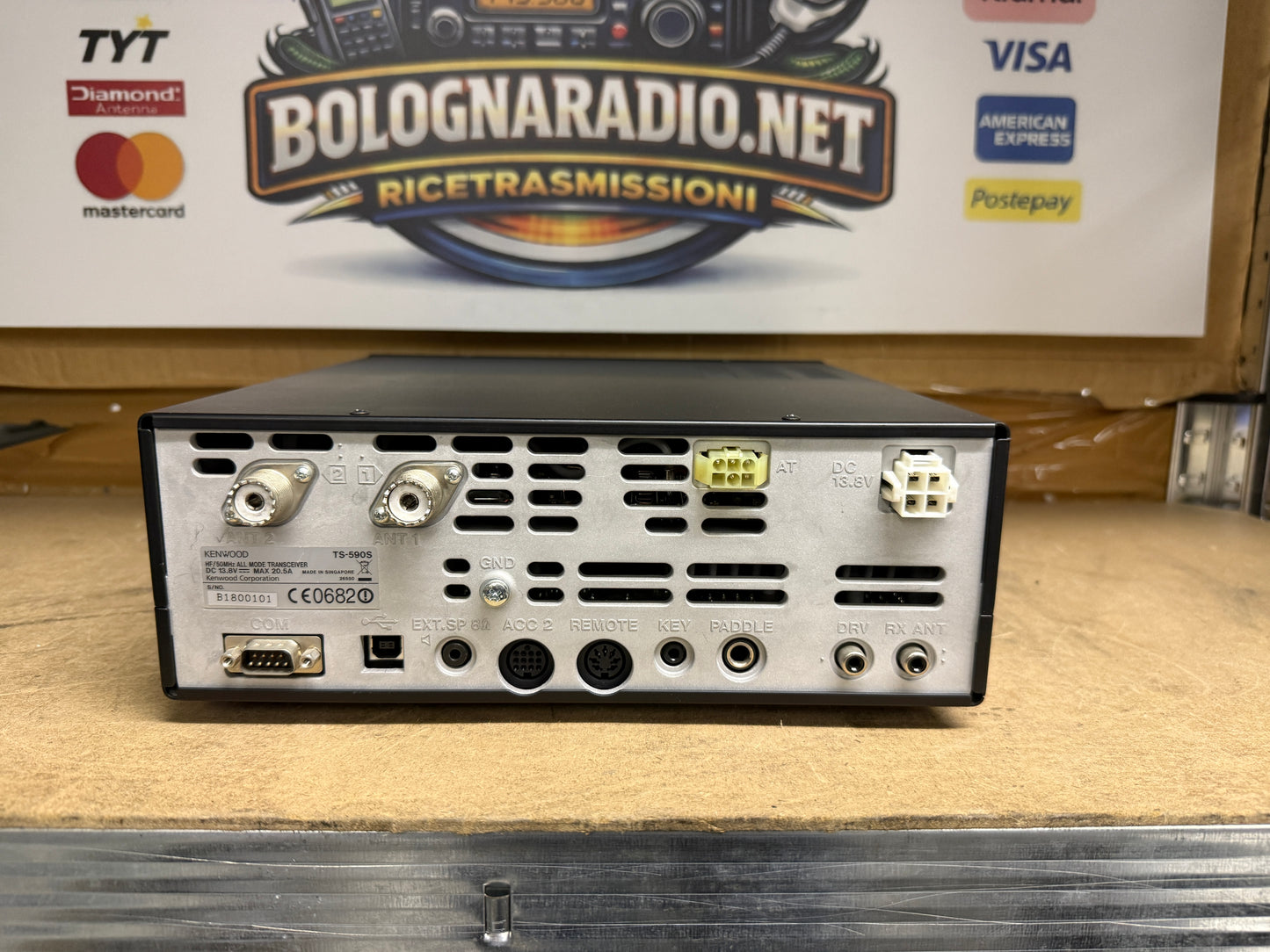 Kenwood TS 590 s pari al nuovo Garanzia 12 Mesi