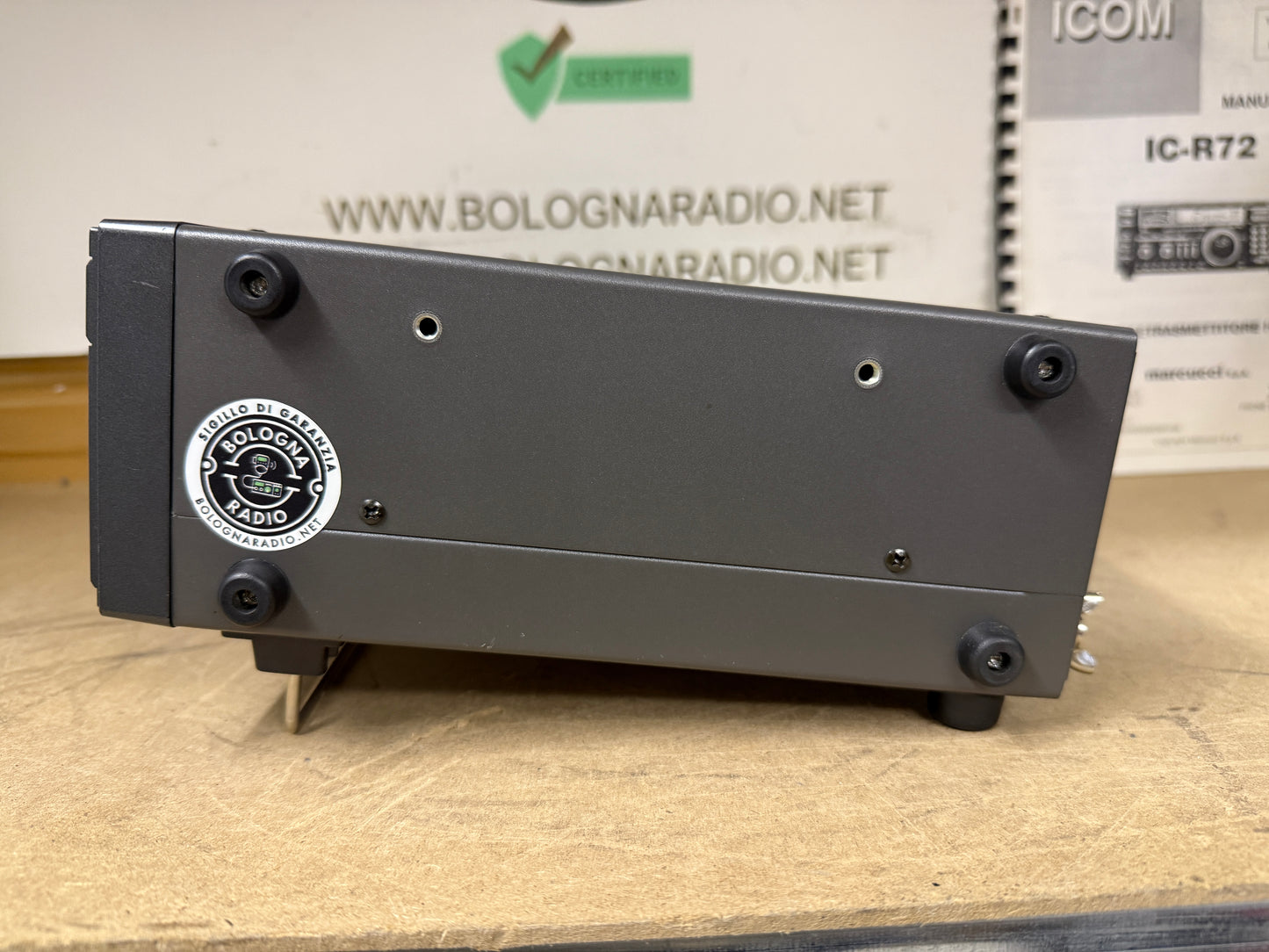 Icom IC R 72 pari al nuovo garanzia 12 mesi perfetto.