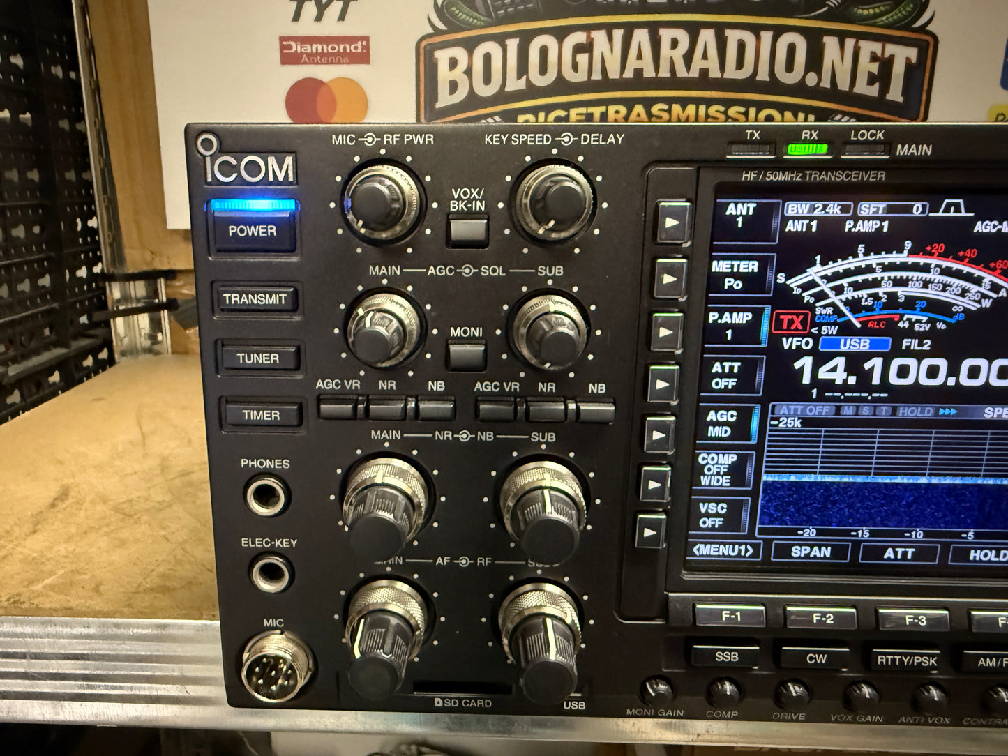 A-1 Icom IC 7851 pari al nuovo Garanzia 12 Mesi  full set