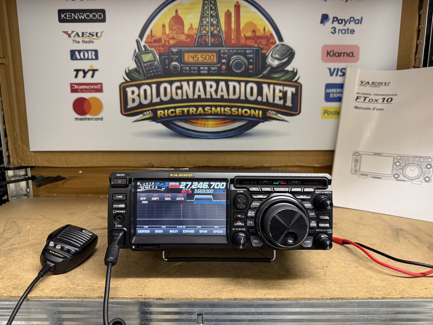 Yaesu FTDX 10 pari al nuovo full set Garanzia ufficiale fino al 09/2028