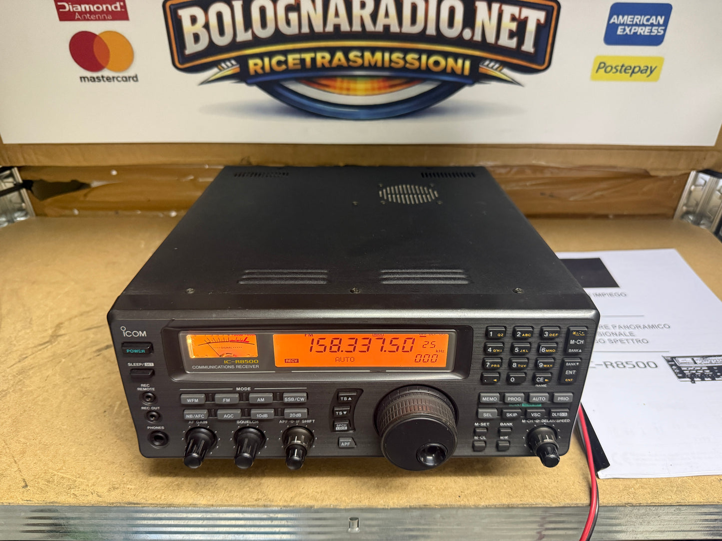 Icom IC R 8500 perfetto Garanzia 12 Mesi