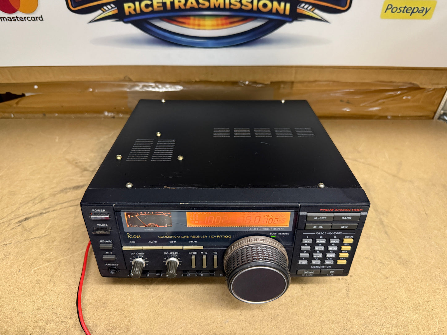 Icom IC-R 7100 12volt perfettamente funzionante Garanzia 12 Mesi