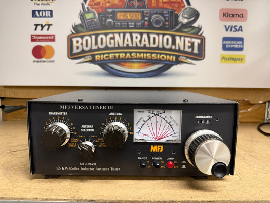MFJ 962D Deluxe Versa Tuner2 accordatore 1.5 Kw imballo originale