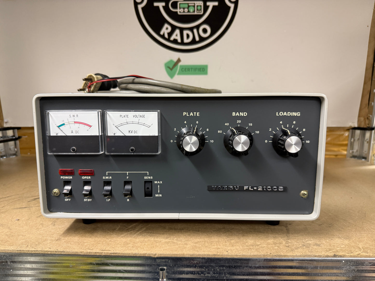 A1 Yaesu FL 2100B lineare 1200 Watt valvole 100%