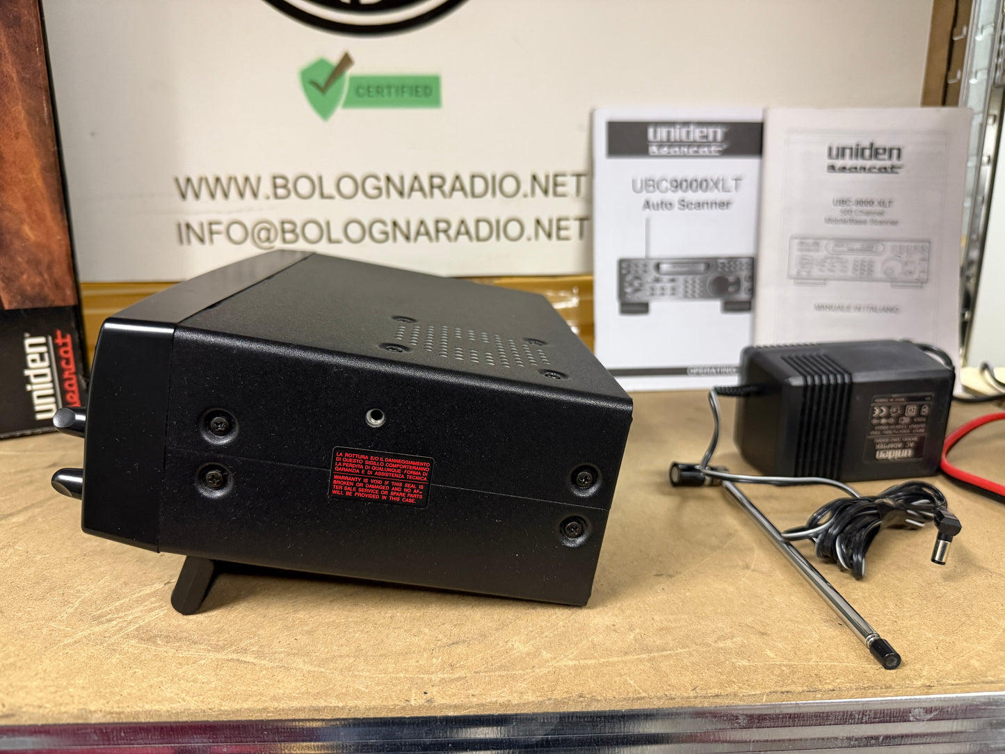 Uniden UBC 9000 XLT pari al nuovo full set