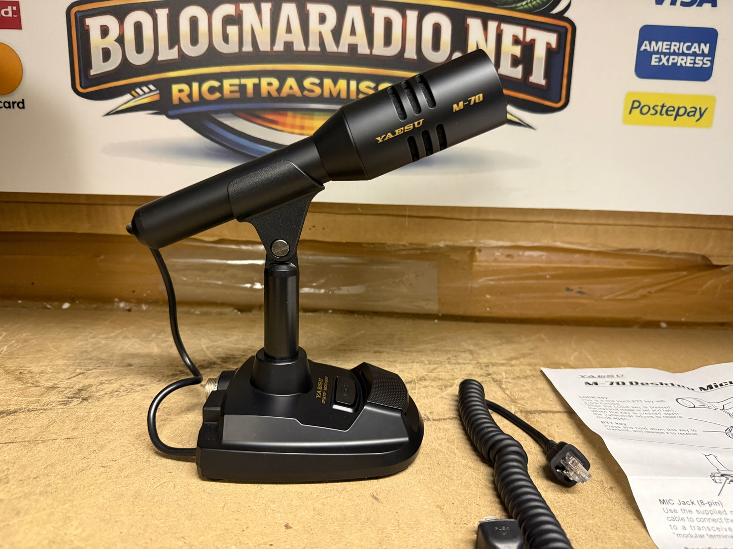 Yaesu M70 mike di linea perfetto