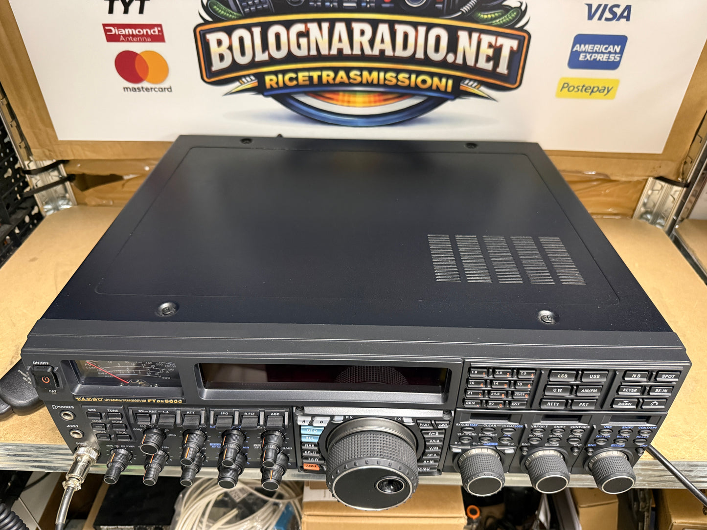 Yaesu FTDX 5000MP + SM 5000 doppio imballo pari al nuovo Garanzia 12 Mesi
