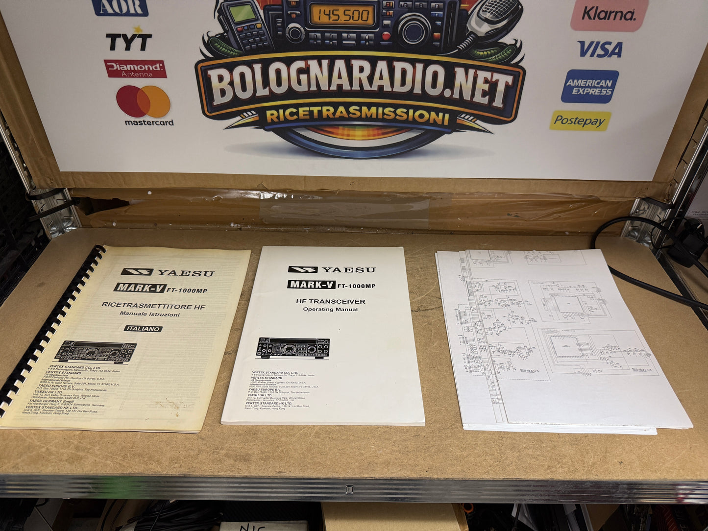 A-1 Yaesu FT 1000MP mark V Collins + tcxo 200 watt pari al nuovo + imballi